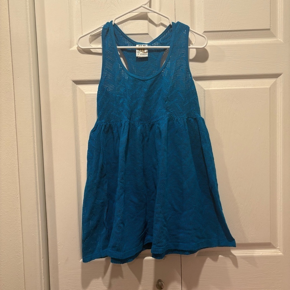 Vintage Undercover Beachwear Blue Swim Coverup - Size Medium